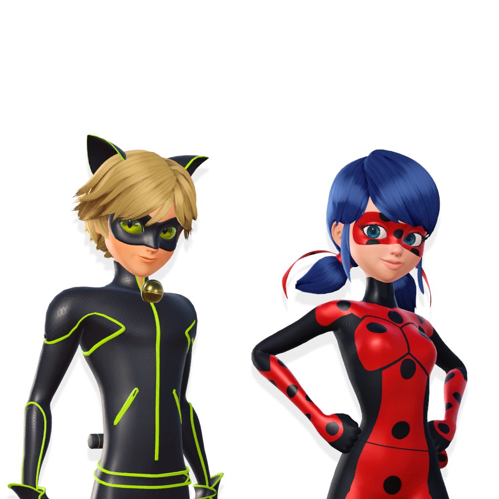 Miraculous: Rise of the Sphinx Cat Noir and Ladybug Costume Pack