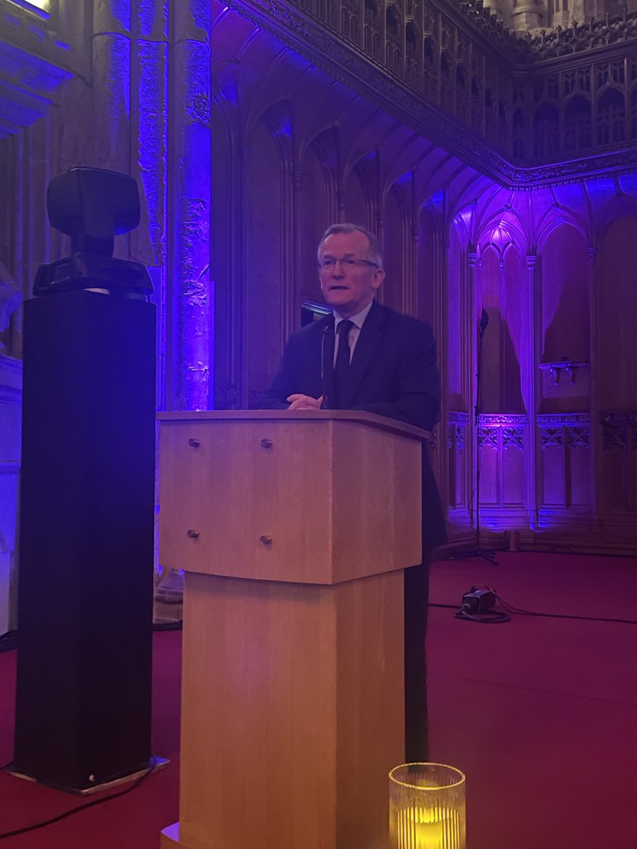TourismIreland's tweet photo. Our Chief Executive ⁦@NiallGibbons⁩ welcoming our guests at the #FlavoursofIreland workshop in Guildhall in the City of London. https://t.co/66Vhrp9oXZ