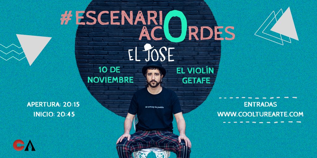 No podíamos terminar este 2022 así de vacío y es por eso nos hace mucha ilusión anunciar este concierto. 
<a href="/eljosemismo/">El Jose</a> viene a vernos a casa <a href="/violingetafe/">El Violin Getafe</a> el próximo 10 de noviembre.🤍
Esperamos que estéis tan ilusionados con el anuncio como nosotrxs.✨
🎟️ coolturearte.com