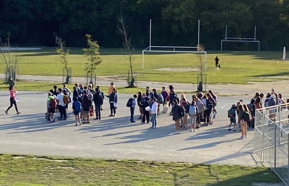 Congratulations to all of our Cross Country runners who ran in the City Finals today. Way to be Gryphons! Here is the team at their very first practice. <a href="/HPE_TDSB/">HPE TDSB</a>