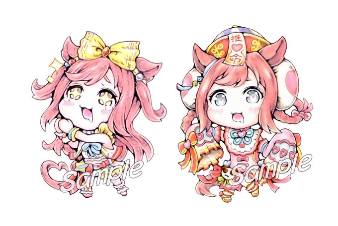おまけコミケもし受かったらアクキーとか作りたいデジたんデジキョンです 