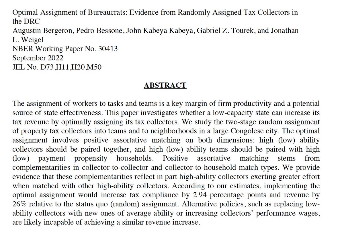 Very excited to attend the NBER Public Economics meeting in person tomorrow! Thanks, @pereztruglia & @gabriel_zucman for putting our paper on the program! The program, youtube, and paper links are here: nber.org/conferences/pu…