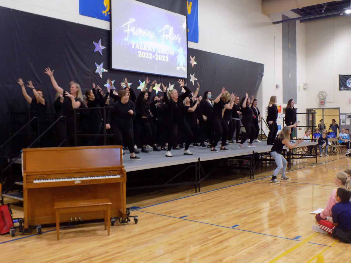 Are you coming to the Follies tonight? Students and staff got to see the show this morning, with a special, school only, staff performance.