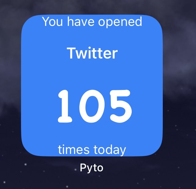 develobile's tweet image. A widget I made with Pyto 😬