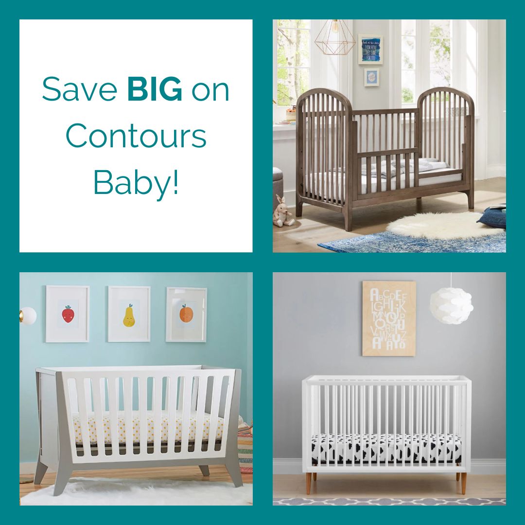 Build your nursery with our safety tested and parent-approved cribs by shopping the Way Day sale at Wayfair. Save up to 28% on select Contours cribs!

Sale ends 10/27