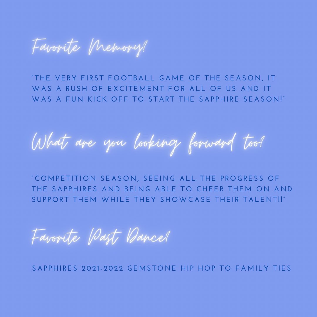 ✨SENIOR NIGHT SPOTLIGHT✨ number one goes to manager Pristine Concepcion! She has been apart of the dance program for two years and has the most infectious positive attitude! We hope your senior year is going amazing!
