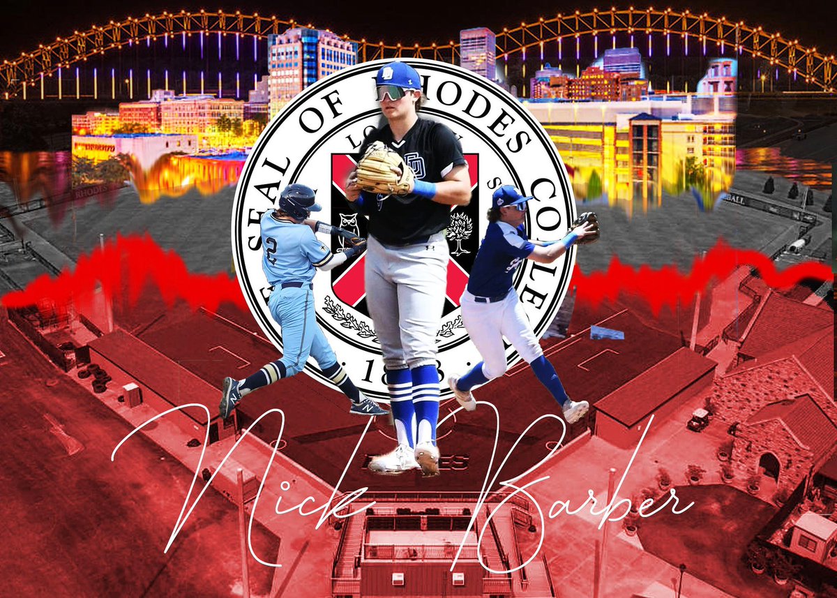 Congratulations, <a href="/barber_nicholas/">Nick Barber</a>‼️

#DDFamily X #RollLynx 

<a href="/RhodesBaseball/">Rhodes College Baseball</a>