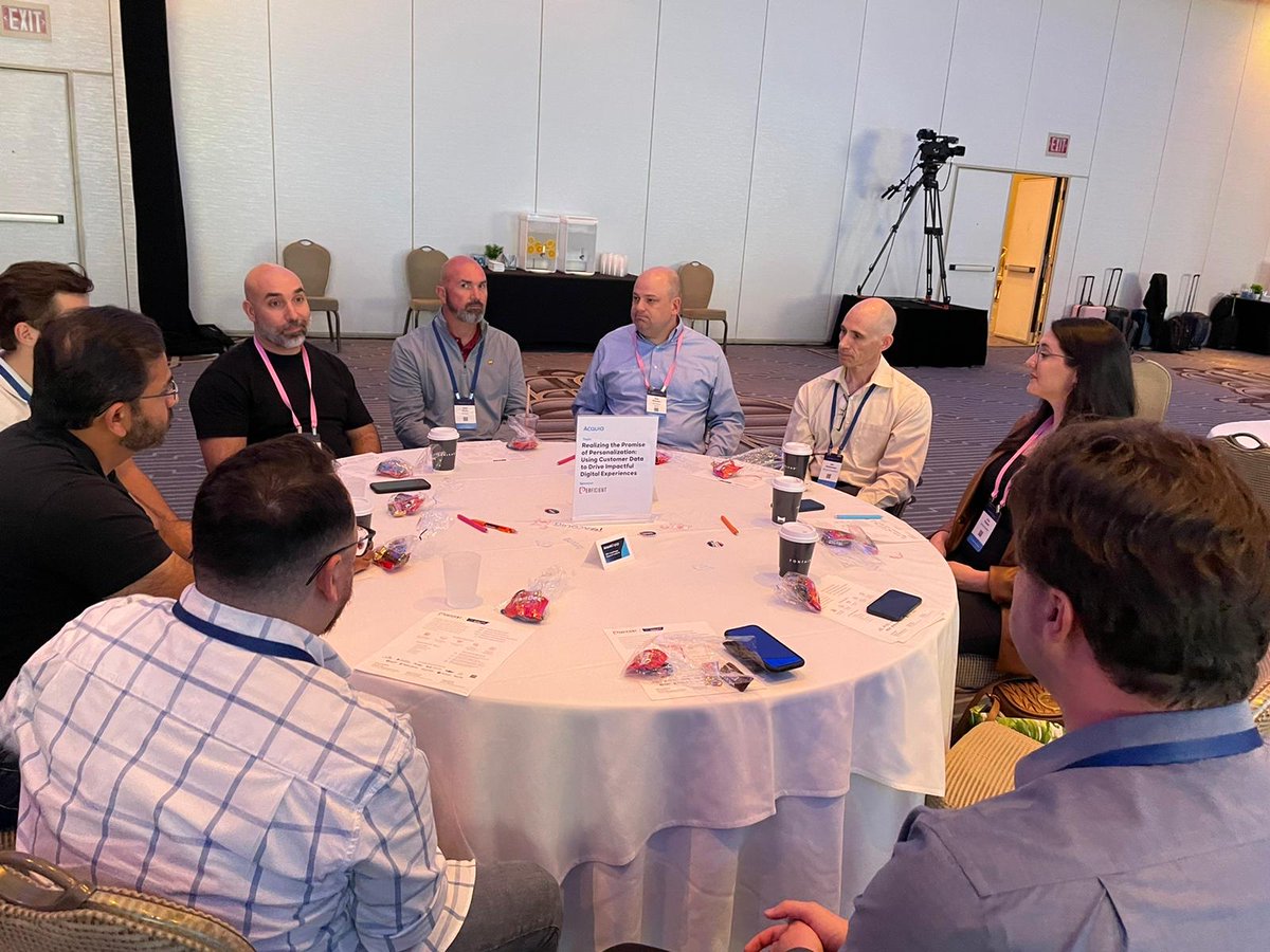 Our roundtable and workshop sessions at #AcquiaEngage have had no shortage of conversations and fun! Looking forward to the upcoming panel discussions later today.