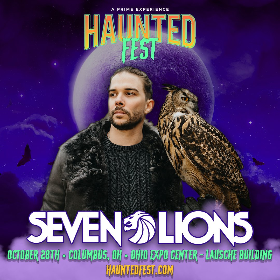 Getting spooky with <a href="/SevenLionsMusic/">Seven Lions</a> at <a href="/HauntedFest/">Haunted Fest</a> this weekend 🦇 

Tickets: hauntedfest.com