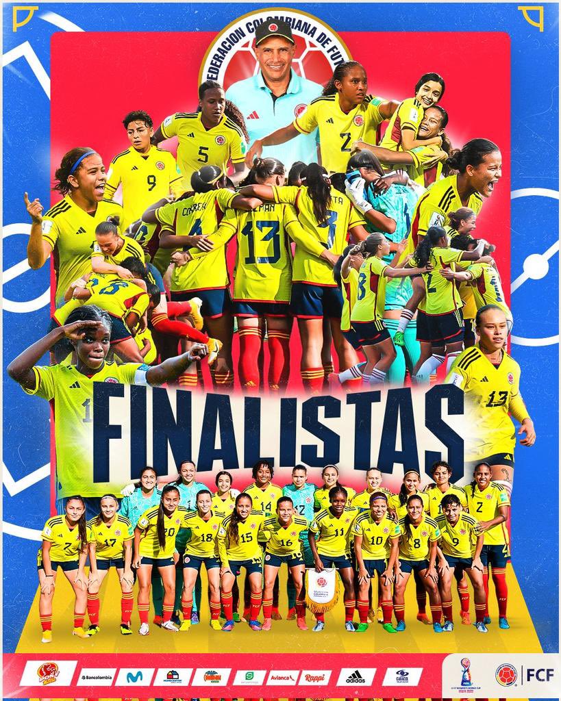 ¡Luchadoras!

Felicito a la <a href="/FCFSeleccionCol/">Selección Colombia</a> por este gran triunfo en Semifinales de la <a href="/FIFAWWC/">FIFA Women's World Cup</a> ⚽

Estamos en la Final🇨🇴 Gracias, gracias, gracias por darnos esta alegría 👏🏼👏🏼👏🏼