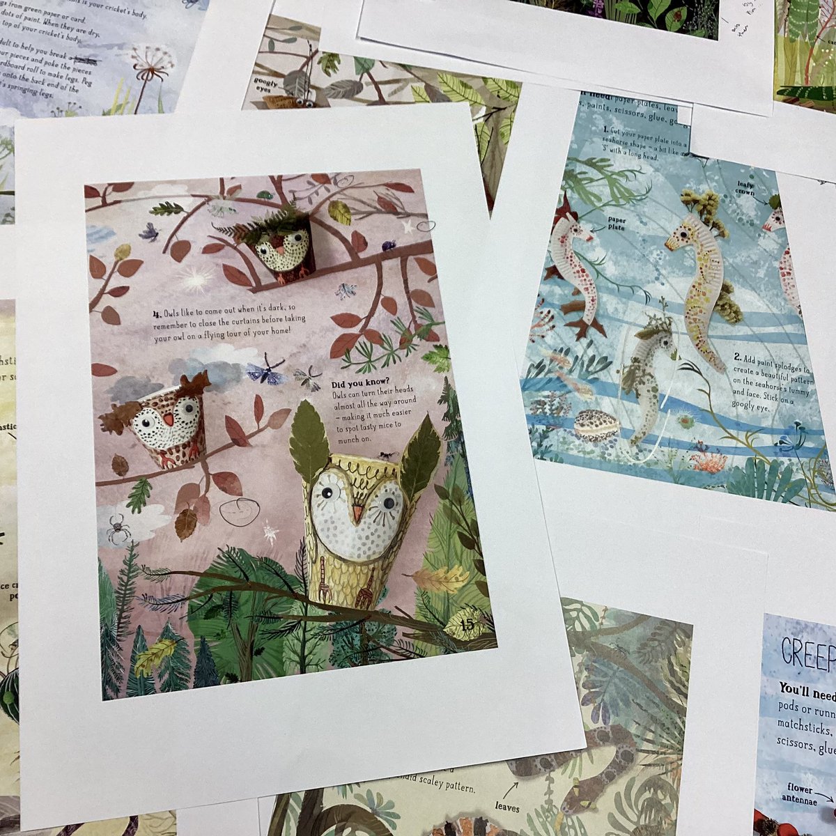 yuvalzommer's tweet image. “Curiosity is the main energy...” 
― Robert Rauschenberg

Work in progress for next book!
#natureart #bigbookskidart #recyclecreate
#everychildisanartist