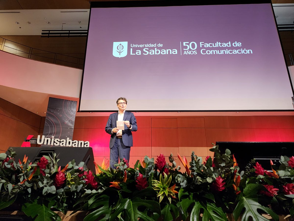 almorsal's tweet photo. Escuchando en @unisabana a @agaviriau @Mineducacion acerca del futuro de la educación en Colombia, en el marco de los #50años de @comsabana. #AgoraTalks El ministro asegura: “La educación debe permitir el florecimiento humano". @RolandoRector dio la bienvenida al evento. https://t.co/P3d7Kwu9UD