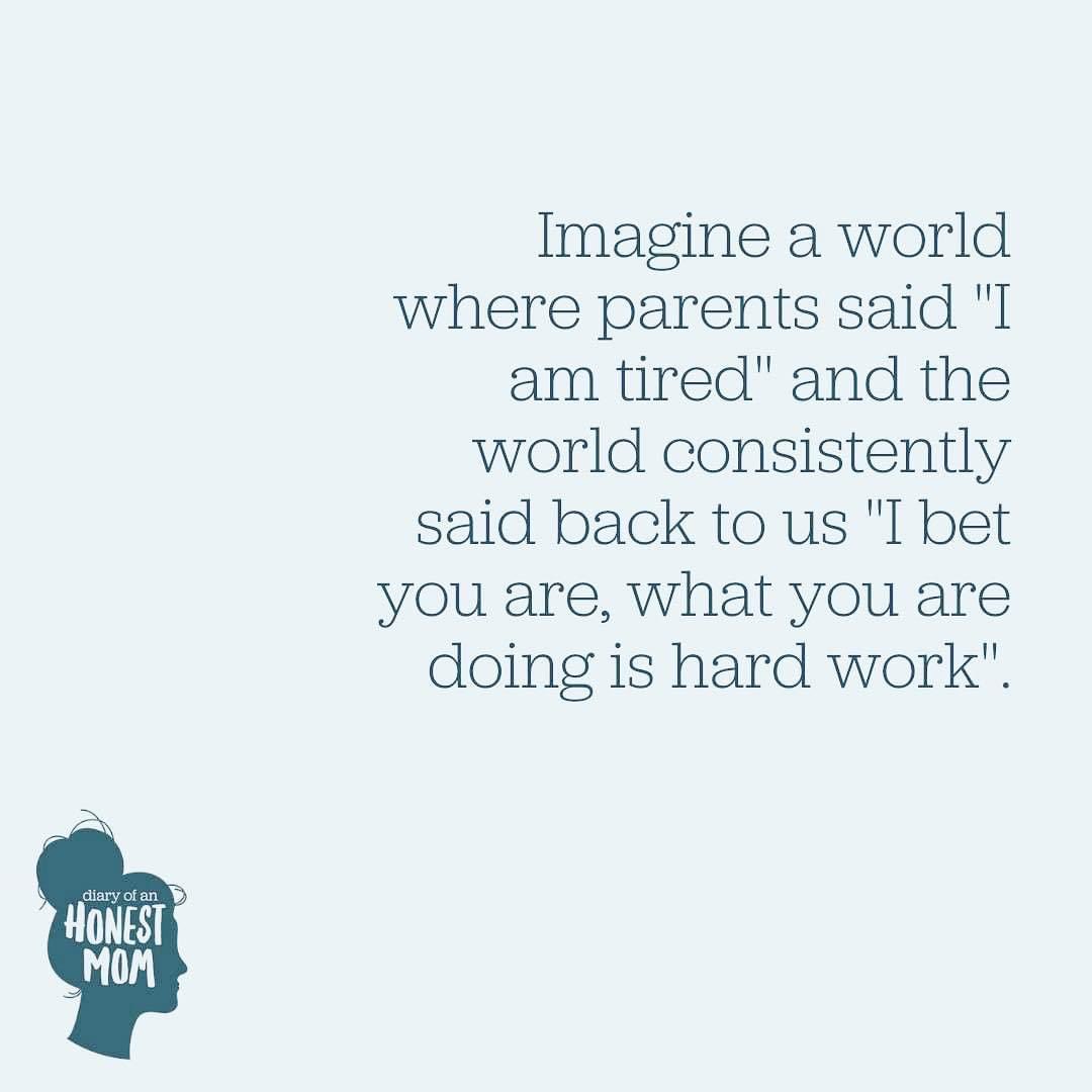Empathy is such a powerful tool that we can all use to connect with others.
Image description: Text "Imagine a world where parents said, 'I am tired' and the world consistently said back to us, 'I bet you are, what you are doing is hard work.'"
#Empathy #SupportingLinks