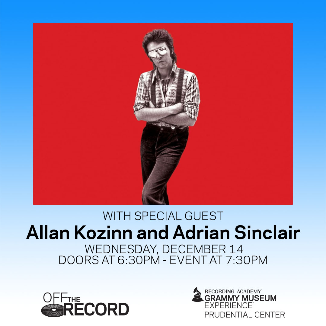 As part of the 'Ladies & Gentlemen... The Beatles!' exhibit programming, Allan Kozinn & Adrian Sinclair will go 'Off The Record' on 12/14 with Beatles historian Kenneth Womack. Tickets + info: bit.ly/OTRLegacy