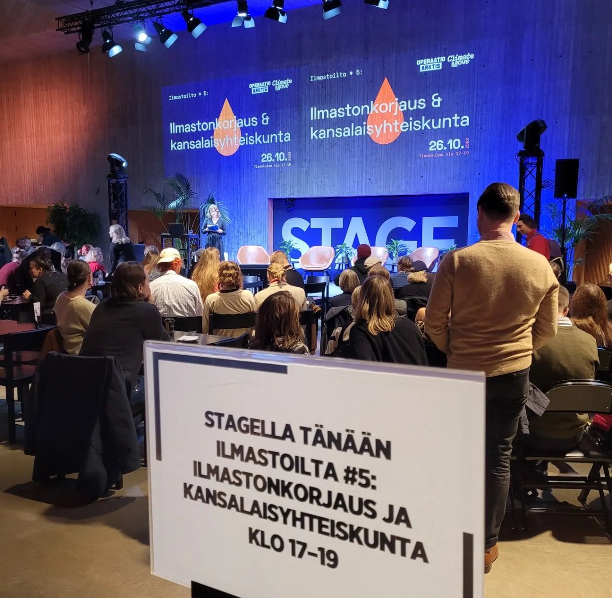 Oli ilo olla tänään panelistina <a href="/climatemove/">Climate Move</a> @OperaatioArktis #ilmastonkorjaus ja kansalaisyhteiskunta -tilaisuudessa <a href="/tiedekulma/">Tiedekulma</a>:ssa