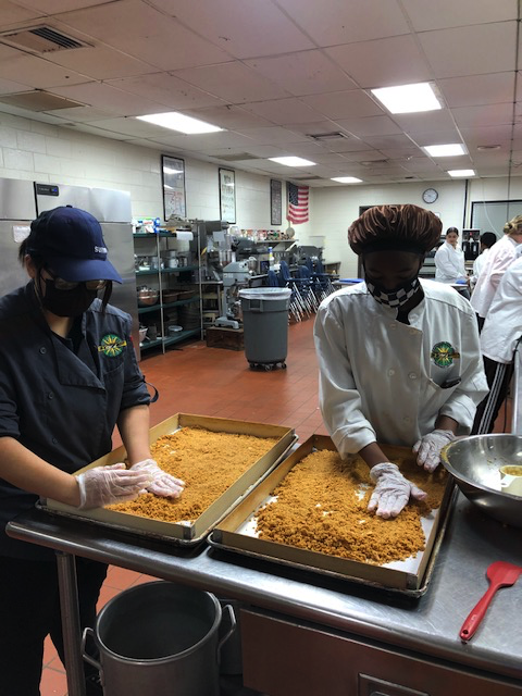 The <a href="/ProStart/">ProStart</a> students at <a href="/SpotsySchools/">Spotsylvania County Public Schools</a> were working on Chicken Cordon Bleu and Cherry Cheesecake for the weekly luncheon at <a href="/SpotsyCTC/">Spotsylvania Career & Tech Center</a>. <a href="/VirginiaCTE/">CTE Resource Center</a> <a href="/Virginia_CTE/">Virginia Career and Technical Education</a> <a href="/NRAEF/">NRAEF</a>