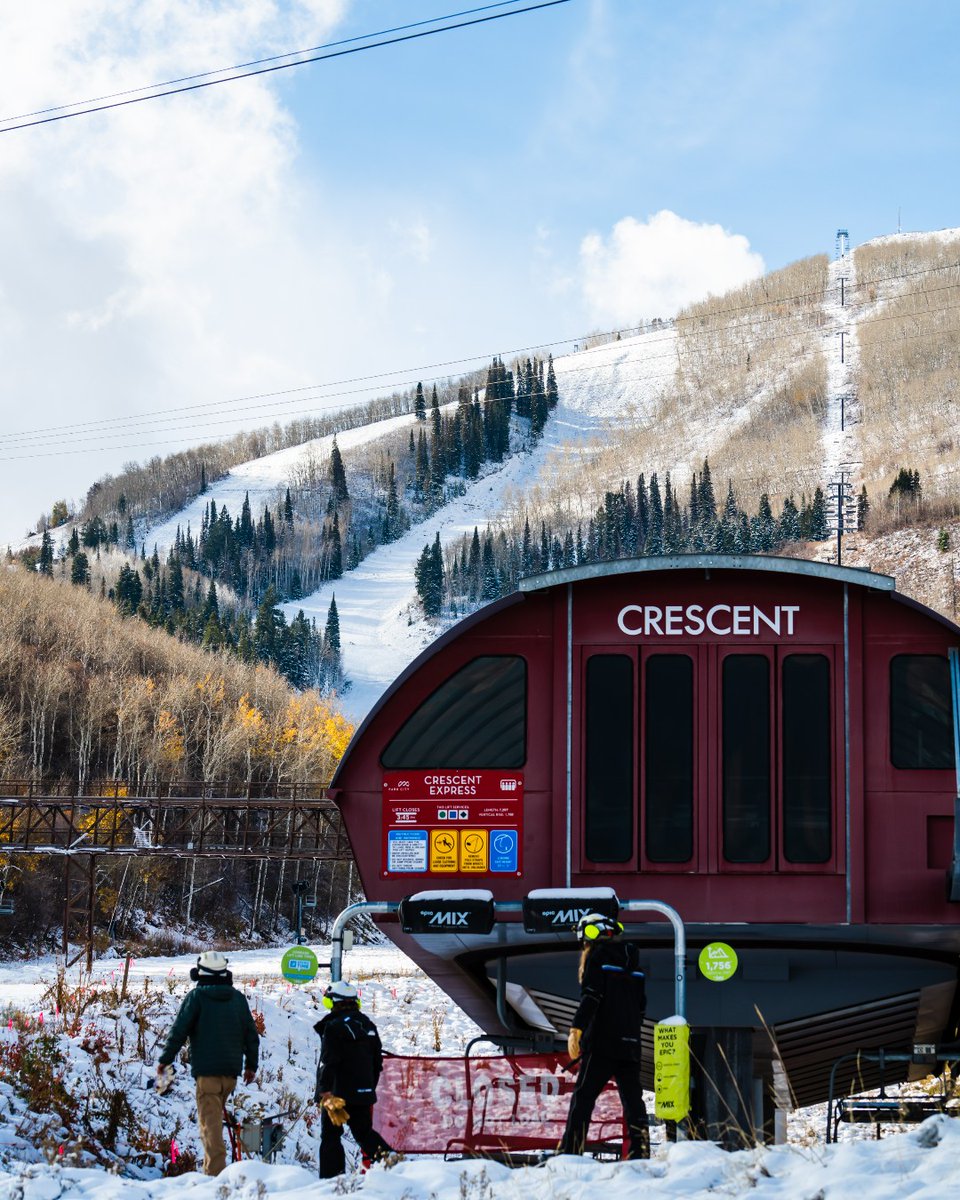 PCski's tweet photo. Our snowmaking teams are hard at work and it's beginning to look a lot like ski and snowboard season outside. https://t.co/RCD3tZduq2