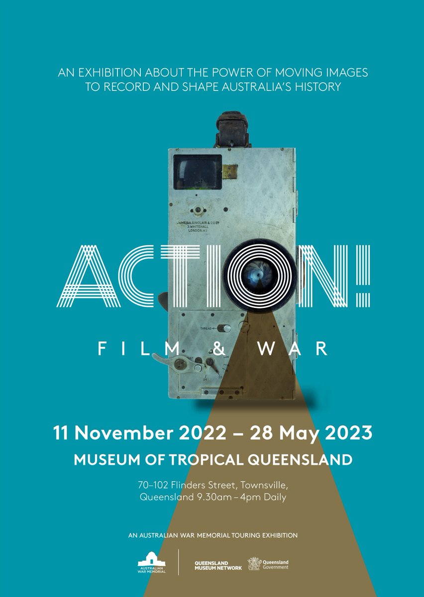 To celebrate the 2022 World Day for Audiovisual Heritage, we are pleased to announce 'Action! Film and War', a new touring exhibition from the Australian War Memorial.

Find out more:  ow.ly/Y7VG50LkQWE

#AWMemorial #actionfilmandwar