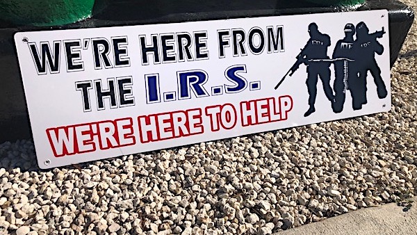 87,000 IRS agents here to help!