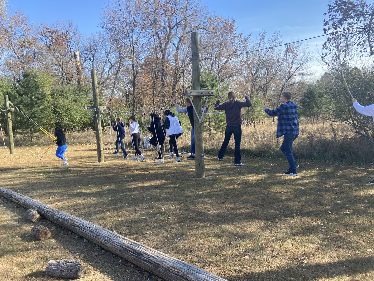 HLP student council and NHS members participated in fun leadership activities today at the Lutheran Lakeside Camp 🏕!