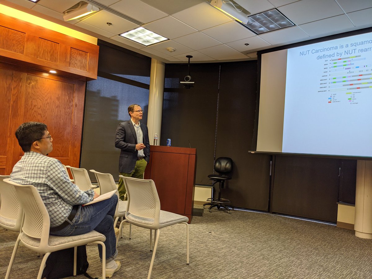 Personalized Immunotherapy Research Lab (@pirl_unc) on Twitter photo Seminar at <a href="/UNC_Lineberger/">UNC Lineberger</a> by Dr. Chris French about NUT carcinoma, which is an under-studied cancer our lab has recently taken significant interest in. Seminar at <a href="/UNC_Lineberger/">UNC Lineberger</a> by Dr. Chris French about NUT carcinoma, which is an under-studied cancer our lab has recently taken significant interest in.