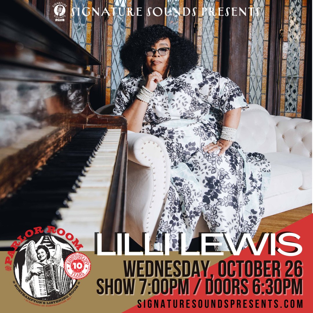 TONIGHT 🎶 Don't miss the INCREDIBLE sounds of Lilli Lewis at The Parlor Room at 7pm. Doors at 6:30pm. Tickets available at the door! #lillilewis #10yearsoftheparlorroom #northampton #livemusic