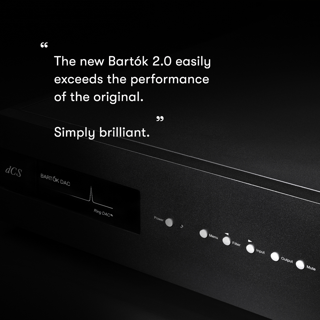 dCSonlythemusic's tweet photo. Thank you to The Audio Beat for your latest review of the #dCSBartók 2.0!
If you haven't yet discovered the transformational change of our Bartók upgrade - read the full review here: https://t.co/MUKOjWU8AC
#bartoksystem #highendaudio #theaudiobeat #Headfi #HiFi https://t.co/7QMz8Y7OS7