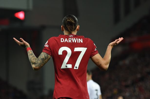 TheAnfieldWrap's tweet photo. Darwin Nunez last four starts for Liverpool: 

Arsenal ⚽️
Rangers ⚽️
West Ham ⚽️
Ajax ⚽️

🫡 https://t.co/CkEp6LkmZZ