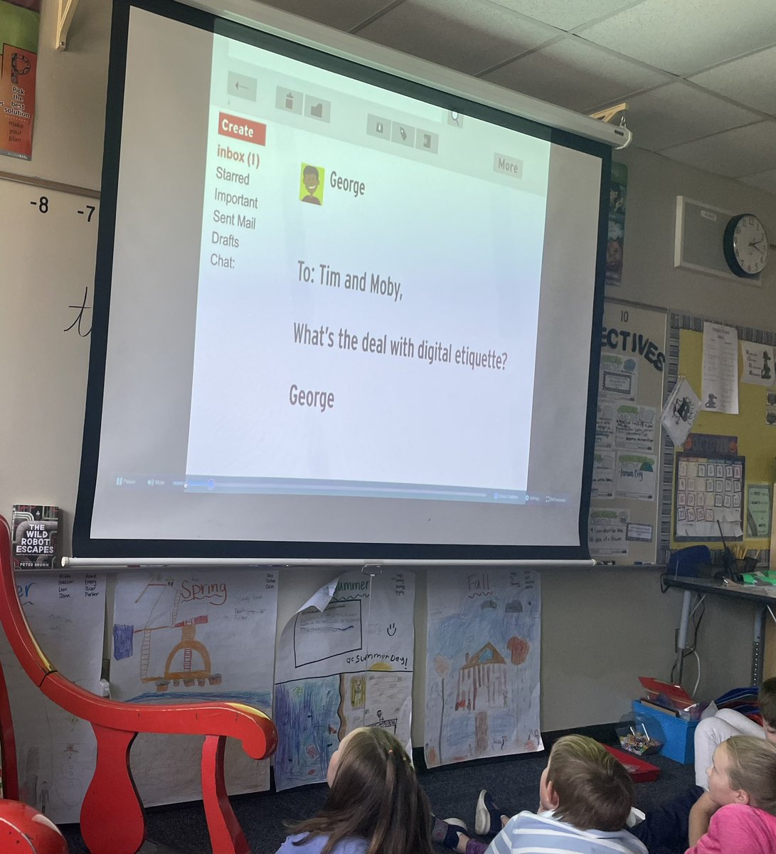 AmySachse512's tweet photo. Discussing Digital Citizenship with a little help from our friends at #BrainPOPJr! One @SMSD_Corinth Dragon summarized it so eloquently for us: “We should follow the Golden Rule-online, in person, every day, everywhere!” Thank you @InstTechIn512 for the lesson idea! #smsddigcit https://t.co/G49puUVvi0