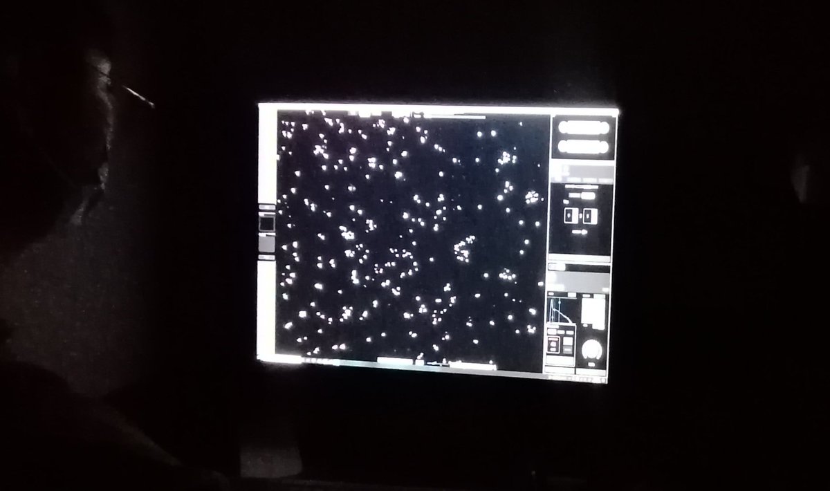 Beauty in everything: immunofluorescence imaging of breast cancer cells -  a starry night sky.