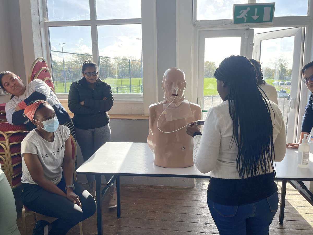 OSCE Training Day 4, in behalf of the International Nurses I would like to thank <a href="/FionaBernard18/">Fiona Bernard</a> for teaching our IENs on NGT &amp; CPR. Your commitment to us each month is highly appreciated. ❤️👏👏👏