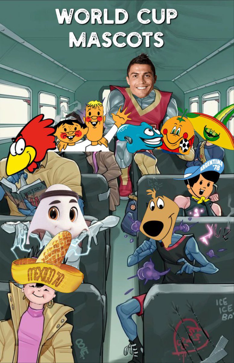 World Cup Mascots tweet media