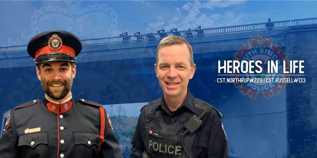 UPDATE: CHARITABLE DONATIONS  - The South Simcoe Police Service continues to receive inquiries from members of the public who want to make a donation in memory of Constables Devon Michael Northrup and Morgan Russell.
Details on where to donate here-
southsimcoepolice.on.ca/media_release/…