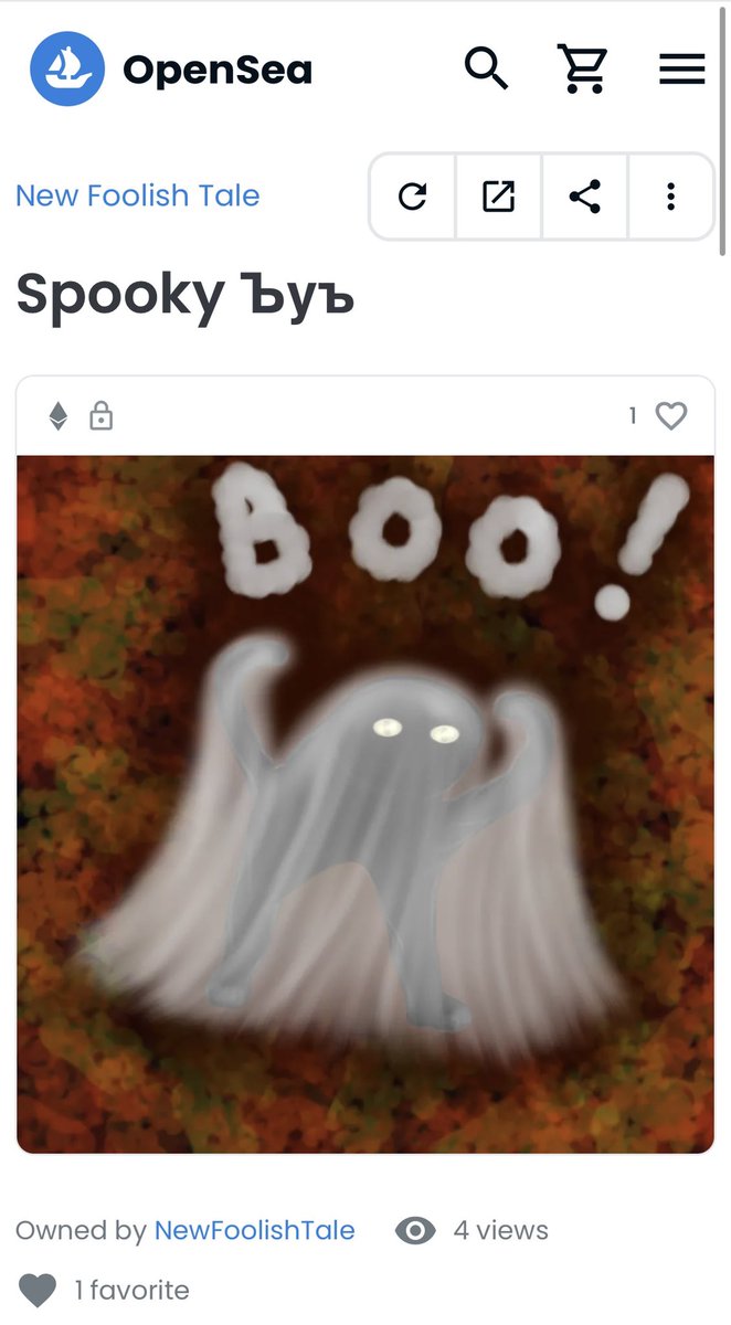 FoolishNew's tweet image. The best time of the year #spookymonth #October #Halloween #NFT #NFTCommunity #opensea #OpenSeaNFT