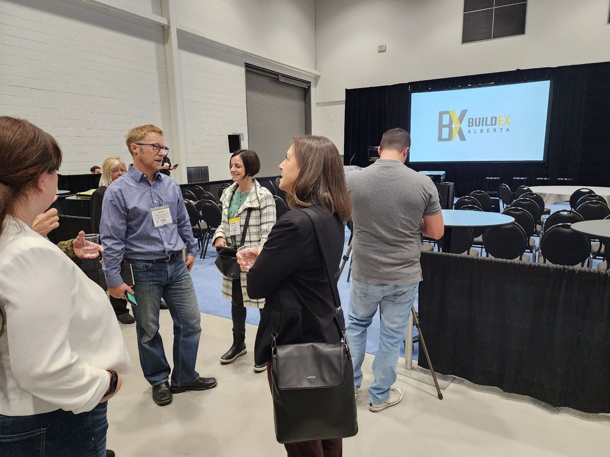 SSRIAssociation's tweet photo. We're having a great time at #BUILDEXAlberta! Did you happen to stop by the Innovation Showcase today moderated by our very own Pamela Goertzen?
Learn more about this showcase and BUILDEX Shows at: https://t.co/2p0cewhj0z https://t.co/TlLsmr9RhD