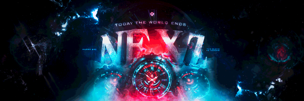 '' TODAY THE WORLD ENDS'' 
This is a project I've been working on for the past three days as a thank you to Nexz for everything. These three past days have been very long since I've worked on this and the avis.
Like &amp; RT's are appreciated.
// <a href="/Team_Awake_RL/">Team Awake</a> , <a href="/Nexx_zz/">𝙉𝙚𝙭</a>