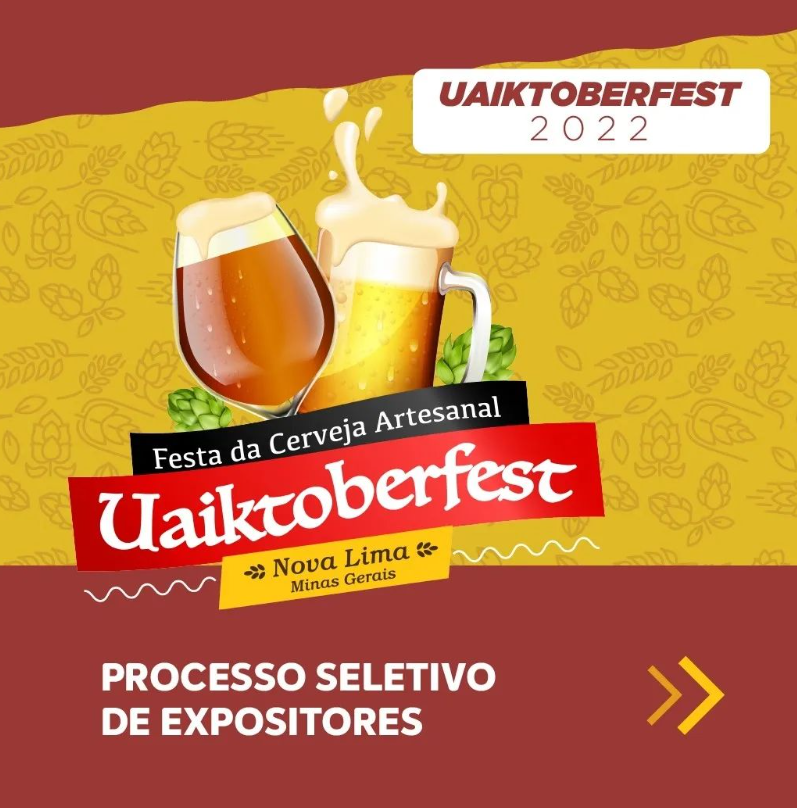 VisiteNovaLima's tweet photo. Vai perder a chance de participar da maior e melhor Festa da Cerveja Artesanal de Nova Lima? 
O processo seletivo vai até amanhã 27/10, fique atento e não perca o prazo! https://t.co/OyS95iZm1j