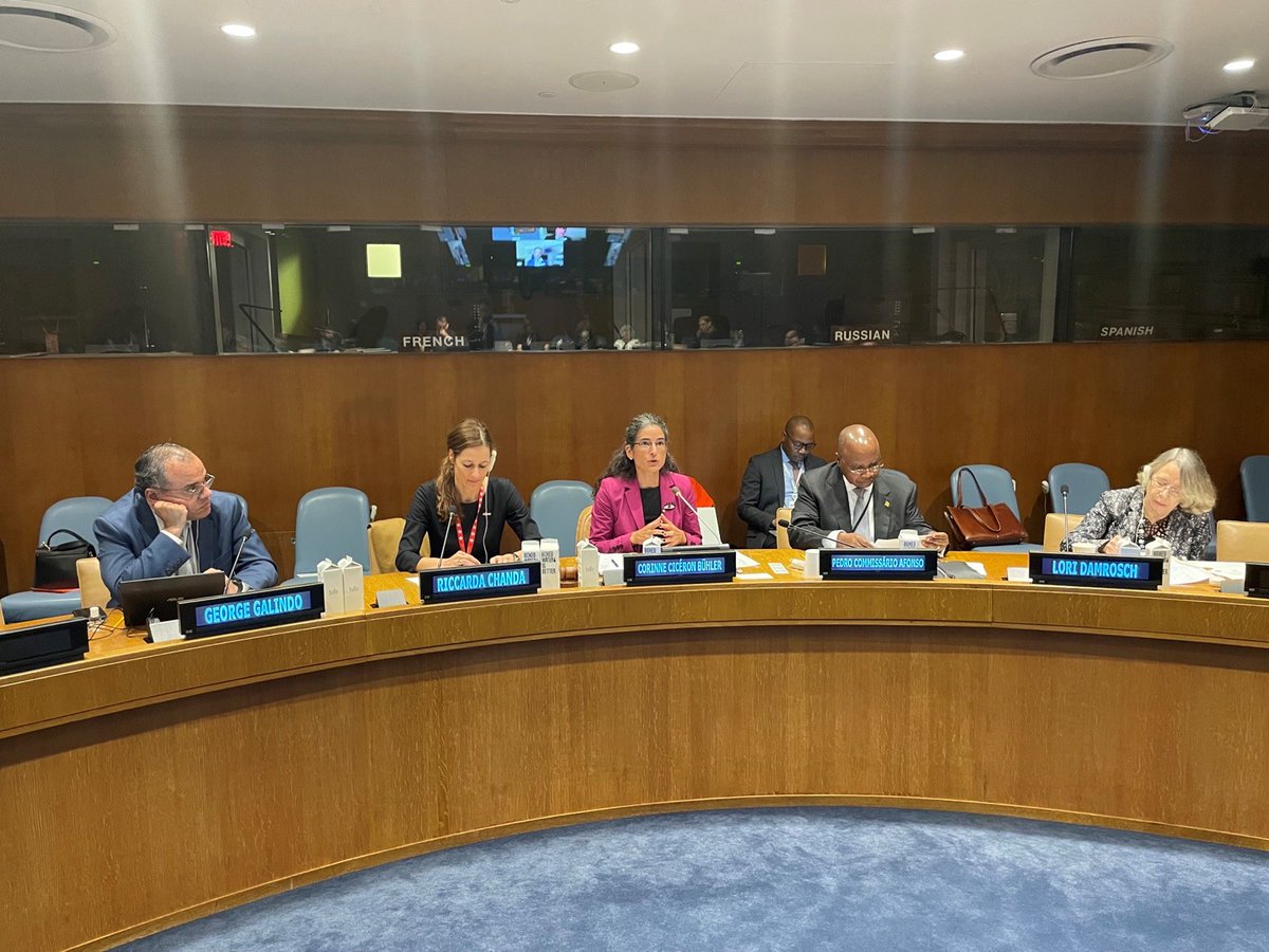 Glad to have moderated today's @UN International Law Week #ILW side-event on non-legally binding instruments co-hosted by @Brasil_NY_ONU #Mozambique & @swiss_un with🇺🇳ILC member @FORTEAUMathias &🇨🇭MEP @AndreaCaroniAR. Interesting discussion, to be continued!