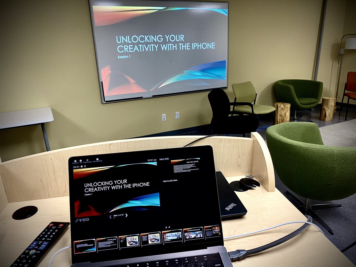 Just delivered Session 1 of 4 ‘Unlocking your Creativity with the iPhone’ workshop to YWCB Communication team! Blown away with the enthusiasm!