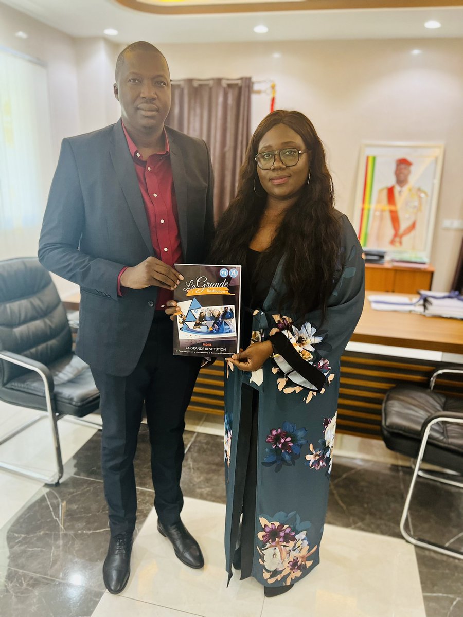 Nous sommes à quelques pas du démarrage de notre projet LA GRANDE RESTITUTION qui vise à doter 3000 jeunes d’outils nécessaires pour stimuler le leadership qui sommeille en eux afin qu’ils contribuent pleinement au développement de la Guinée.