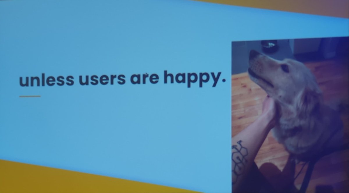 Another great talk by @jessitron - on how serverless is both useful and painful for on-demand compute, stressing that that your architecture really doesn't matter unless your users are happy! #QConSF