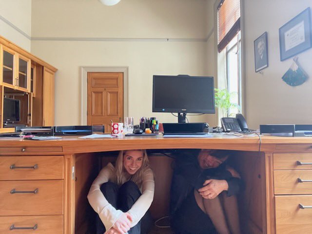 MarjaLubeck's tweet photo. #ShakeOut2022 https://t.co/52c8TBE9Ef
