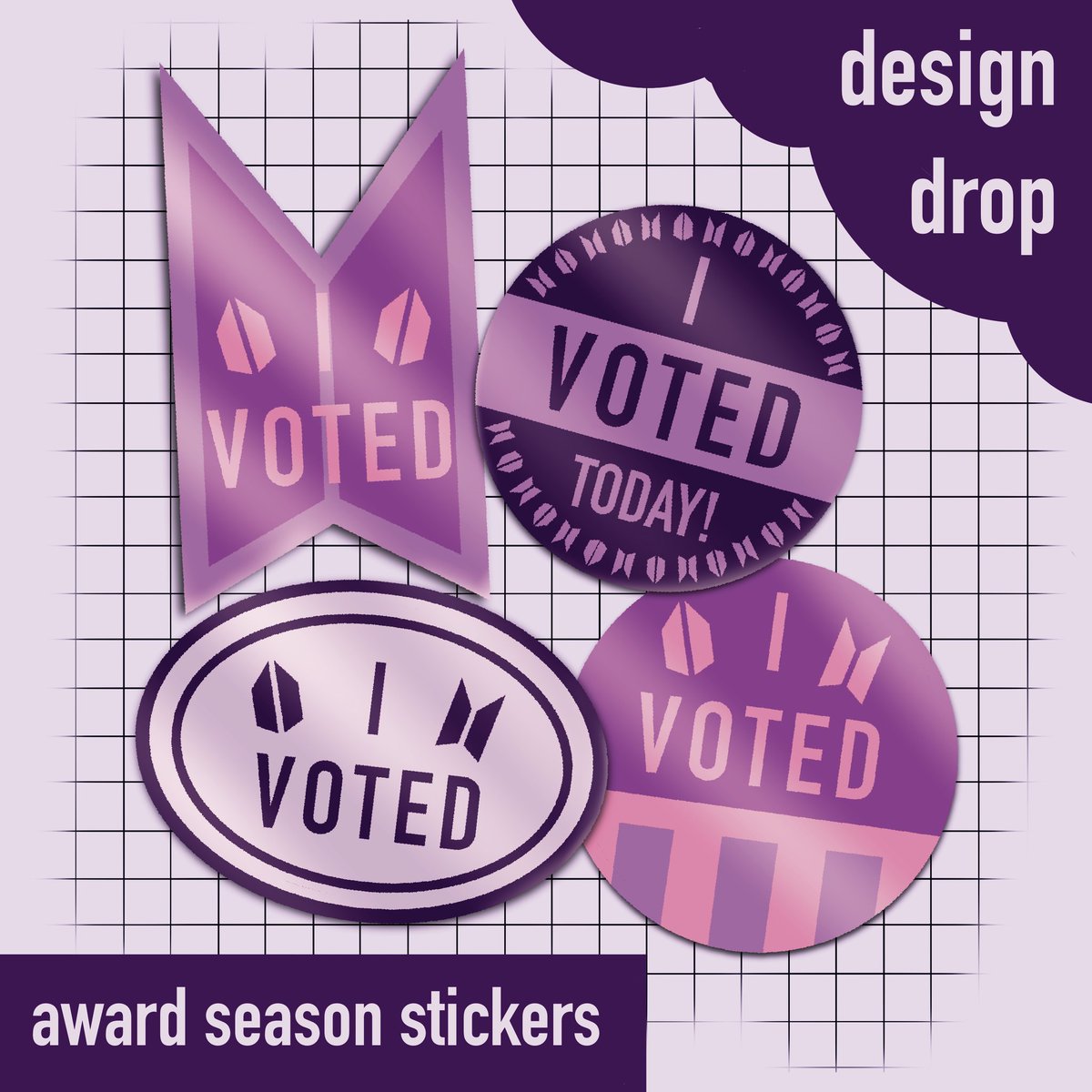 DanBamPins's tweet photo. Have you voted for our forever artist today?

We have many votings happening, so I made an award voting season sticker pack. I wonder if you would want one!

I vote MY forever artists #BTS for #MAMAVOTE https://t.co/JdVLZ7RPzX