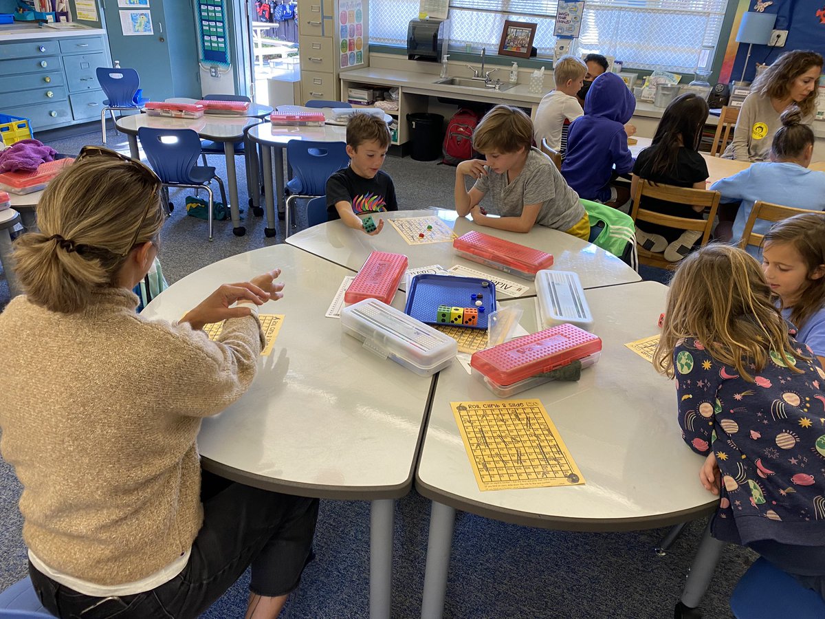 hve_rm14's tweet photo. Math station fun! #hvehuskies https://t.co/jL0zuC8QTF