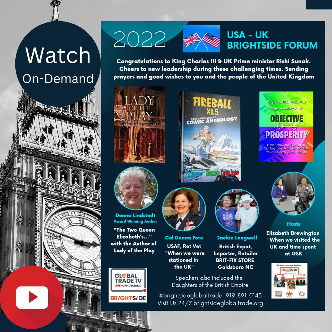 BrightsideTrade's tweet image. Congratulations King Charles III and UK Prime Minister Rishi Sunak. To new leadership during these challenging times. Sending prayers and good wishes to you and the people of the United Kingdom Watch On-Demand Brightside Broadcast