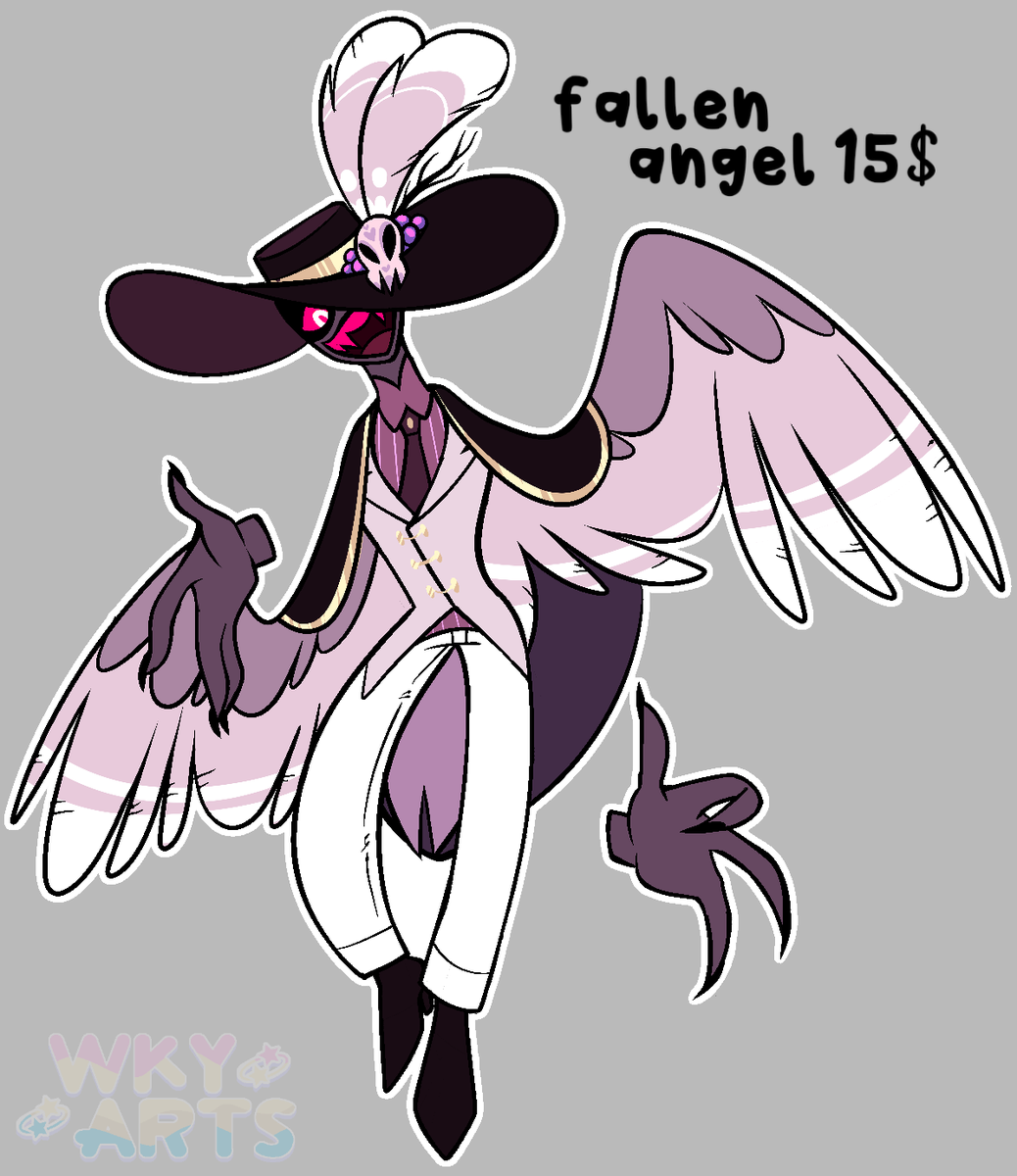 Wkydarts's tweet photo. infernal beings adopt 

if interested send me a message 

🙏🙏🙏Like, share and comment I would appreciate it very much🙏🙏🙏

#hazbinhotel #hazbinhoteloc #helluvabossadopt #helluvaboss #hazbinadopt  #vivziepop #hazbinhotelart   #hazbinhotelkalion #wkyadopt https://t.co/owp1R6sYrd