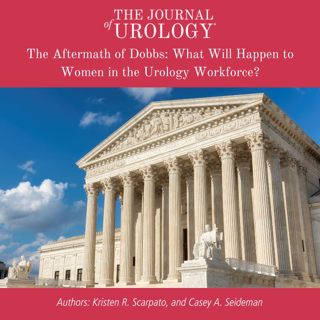 The recent SCOTUS decision to overturn Roe v. Wade has had a seismic effect on the medical community. Our urological community will be irreversibly shaped by this new medicolegal landscape. By: Kristen R. Scarpato, and @CaseySeidemanMD