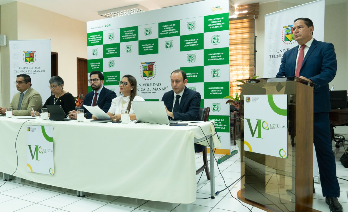 UTMManabi's tweet photo. 1/2 Con una sesión híbrida se dio por inaugurada la VI Convención Científica Internacional de la Universidad Técnica de Manabí. 

16.319 participantes formar parte del encuentro investigativo más grande de la región. https://t.co/I4DcweAhZM