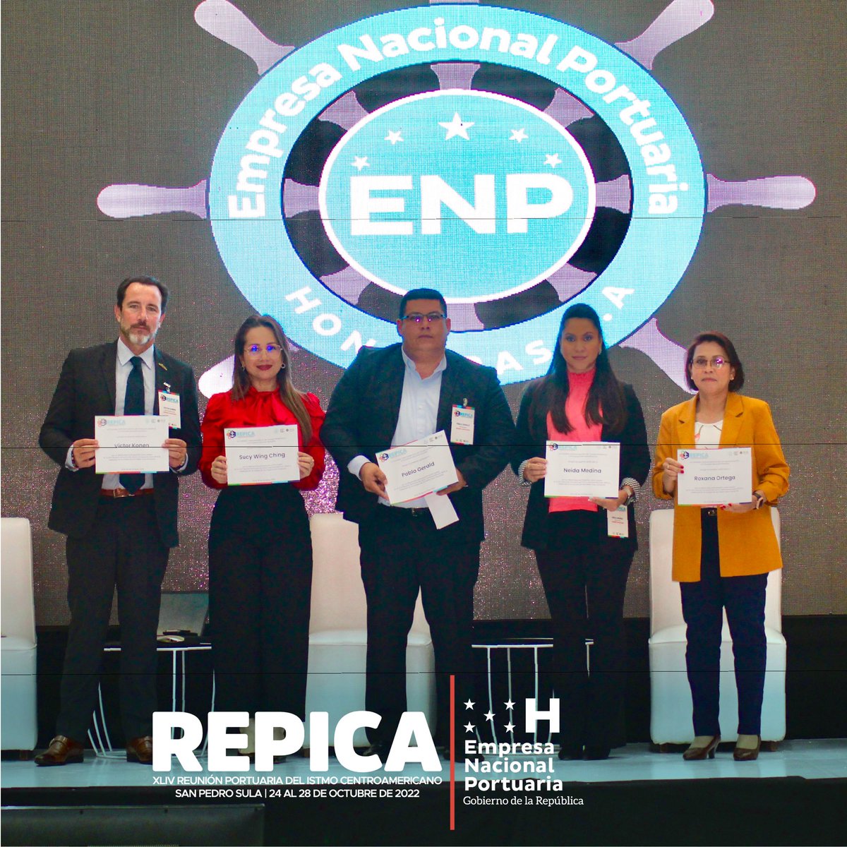 enp_hn's tweet photo. Continúa la XLlV Reunión Portuaria del Istmo Centroamericano @REPICA_COCATRAM con ponencias sobre las oportunidades, eficiencia portuaria, oportunidades, desafíos para la competitividad regional y sostenibilidad portuaria.
🇭🇳🚢⚓️ @cocatram
#44REPICA https://t.co/Zv1KXtAjIX