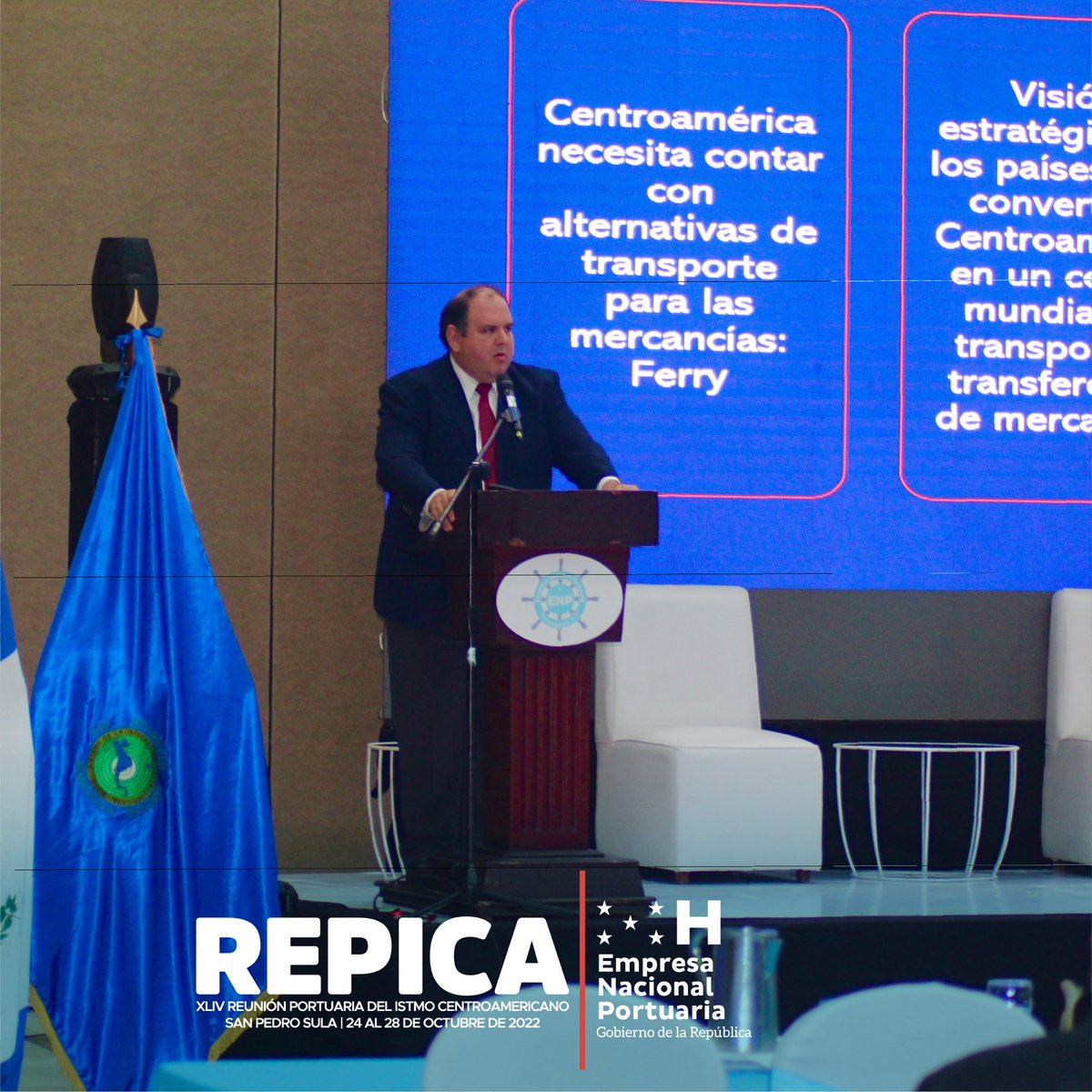 enp_hn's tweet photo. Continúa la XLlV Reunión Portuaria del Istmo Centroamericano @REPICA_COCATRAM con ponencias sobre las oportunidades, eficiencia portuaria, oportunidades, desafíos para la competitividad regional y sostenibilidad portuaria.
🇭🇳🚢⚓️ @cocatram
#44REPICA https://t.co/Zv1KXtAjIX